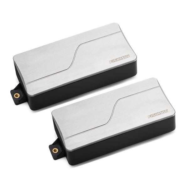 Fluence Modern Humbucker 7-String Pickup Set Brushed Stainless - shop- fishman