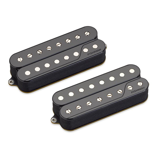 Fluence Classic Humbucker, 8 String, Set Of 2, Open Core Double Black